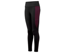 Load image into Gallery viewer, Side Panel Multi Coloured High Waist Merlot Leggings
