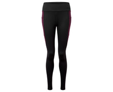 Load image into Gallery viewer, Side Panel Multi Coloured High Waist Merlot Leggings
